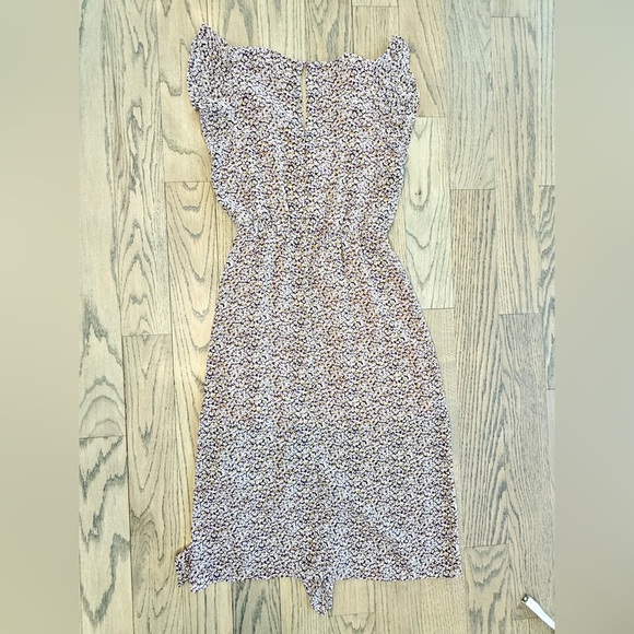 All In Favor Women’s Floral Flutter Sleeve Hi Low Ruffle Hem Lined Dress Size S - Picture 9 of 12